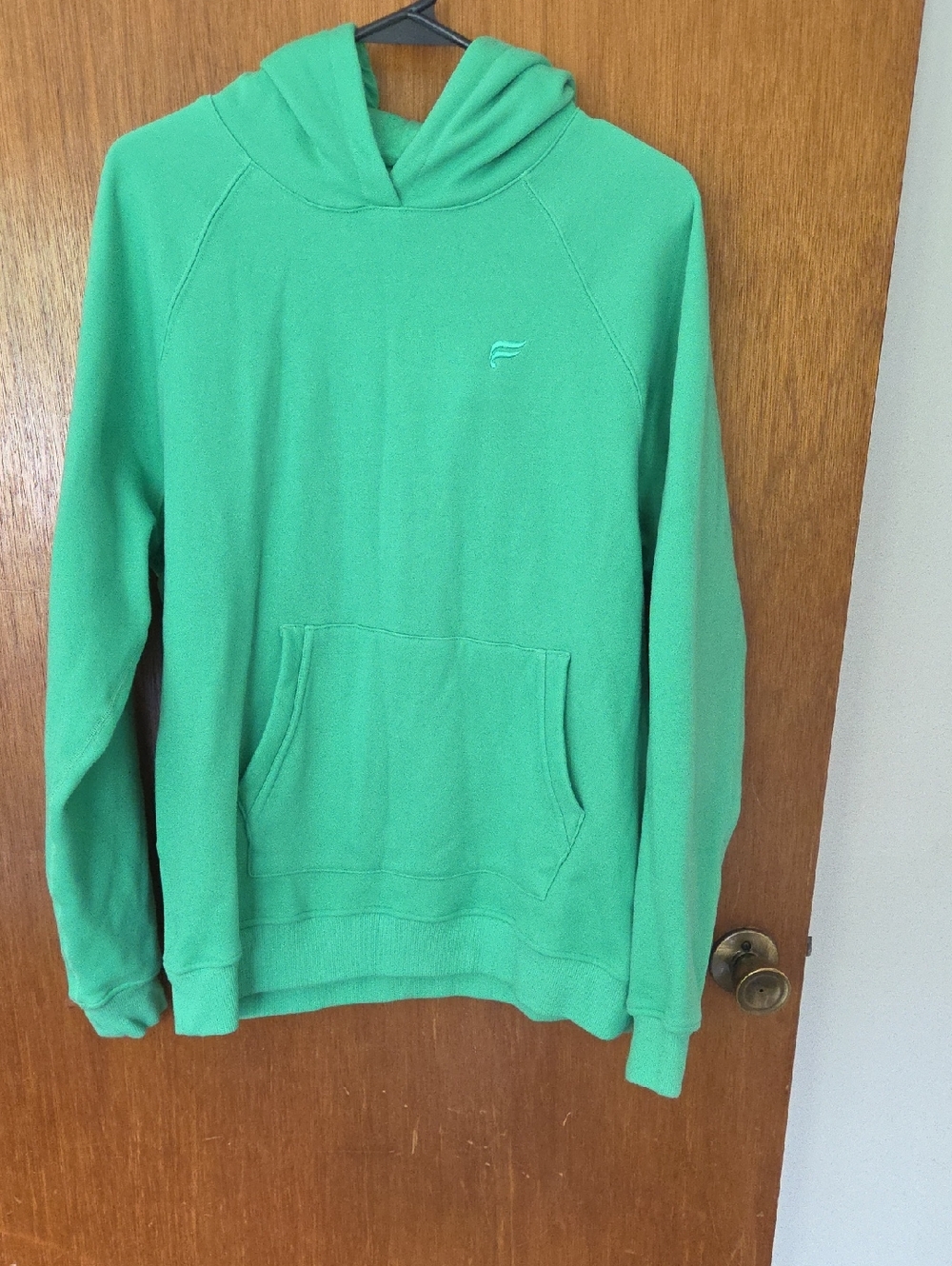 Fabletics Green Hooded Pullover Sweatshirt